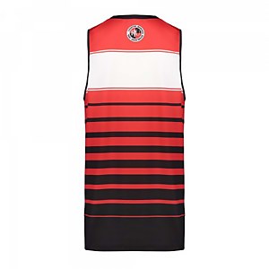 Mens Counties Manukau Replica Training Singlet in Black