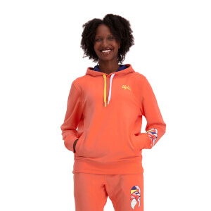 Mens Uglies Boyfriend Hoodie in Coral-XS