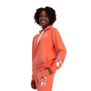 Mens Uglies Boyfriend Hoodie in Coral