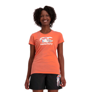 Canterbury Women's Uglies T-Shirt in Coral-6