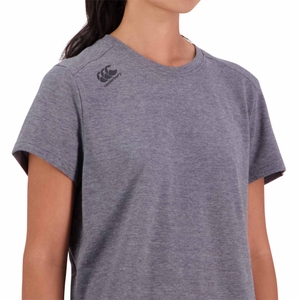 WOMENS VAPODRI SHORT SLEEVE TEMPO T-SHIRT IN GREY
