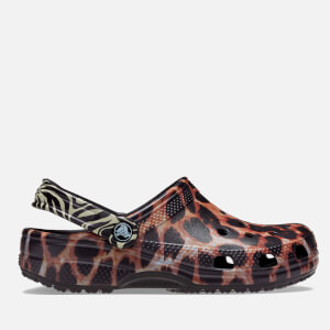 Crocs Classic Animal Pront Rubber Clogs TheHut