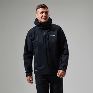 Wasserdichte Truda Flex Herren-Jacke Schwarz