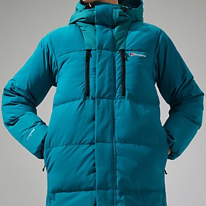Women's Saffren Duster Hooded Down Insulated Jacket - Turquoise