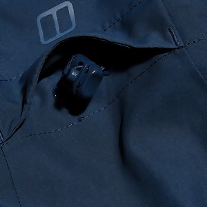 Omeara Lange Jacke für Damen - Dunkelblua