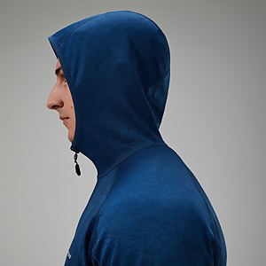 Men's URB Spitzer InterActive Hooded Fleece Jacket - Turquoise/Blue