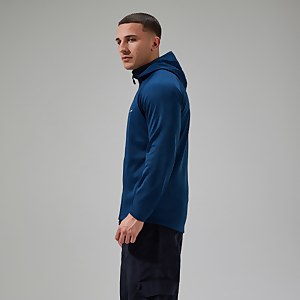 Men's URB Spitzer InterActive Hooded Fleece Jacket - Turquoise/Blue