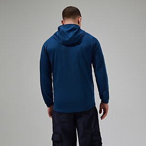 Men's URB Spitzer InterActive Hooded Fleece Jacket - Turquoise/Blue