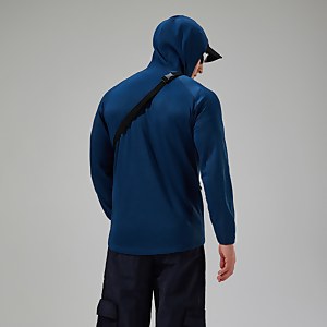 Men's URB Spitzer InterActive Hooded Fleece Jacket - Turquoise/Blue