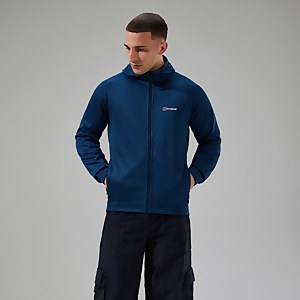 Men's URB Spitzer InterActive Hooded Fleece Jacket - Turquoise/Blue