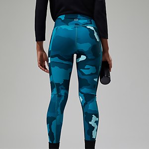 Zannia 7/8 Leggings für Damen - Türkis/Dunkelblua