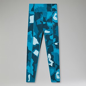 Zannia 7/8 Leggings für Damen - Türkis/Dunkelblua