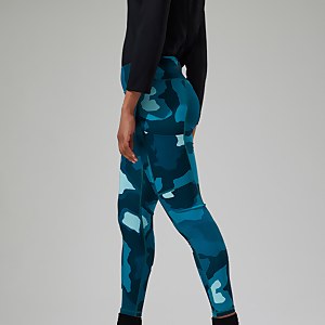 Zannia 7/8 Leggings für Damen - Türkis/Dunkelblua