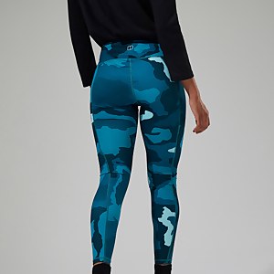 Zannia 7/8 Leggings für Damen - Türkis/Dunkelblua