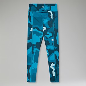 Zannia 7/8 Leggings für Damen - Türkis/Dunkelblua