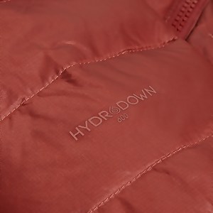 Silksworth Daunenjacke mit Kapuze für Herren - Rot