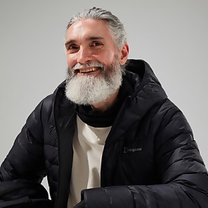 Silksworth Daunenjacke mit Kapuze für Herren - Schwarz