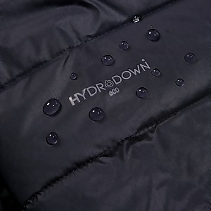 Silksworth Daunenjacke mit Kapuze für Herren - Schwarz