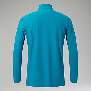 Men's 24/7 Half Zip Long Sleeve Tech Tee - Turquoise