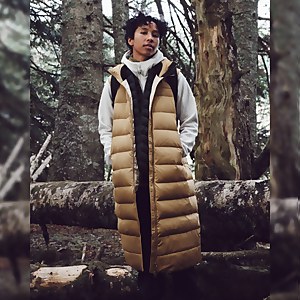 Women's Embo 4in1 Down Insulated Long Jacket - Natural