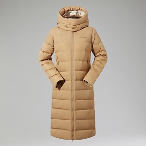 Women's Embo 4in1 Down Insulated Long Jacket - Natural