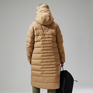 Women's Embo 4in1 Down Insulated Long Jacket - Natural