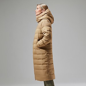 Women's Embo 4in1 Down Insulated Long Jacket - Natural