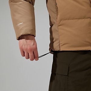 Men's Sabber Hooded Down Insulated Jacket - Natural