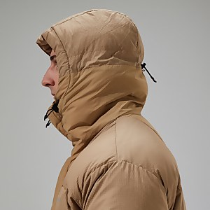 Men's Sabber Hooded Down Insulated Jacket - Natural