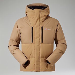 Men's Sabber Hooded Down Insulated Jacket - Natural