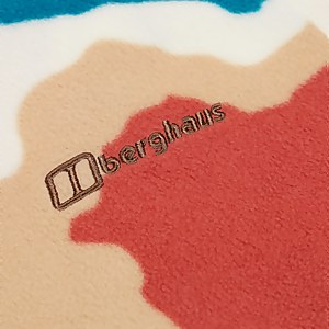 Navala Fleece für Damen - Naturfarben/Rot/Türkis/Gelb