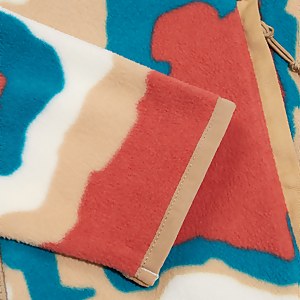 Navala Fleece für Damen - Naturfarben/Rot/Türkis/Gelb