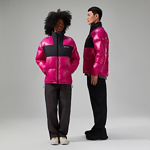 Unisex Arkos Reflect Down Insulated Jacket Pink/Black - XS