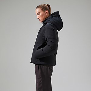 Women's Saffren Hooded Down Insulated Jacket - Black