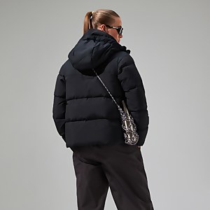 Women's Saffren Hooded Down Insulated Jacket - Black