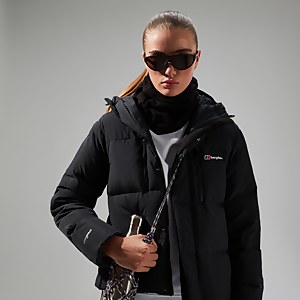 Women's Saffren Hooded Down Insulated Jacket - Black