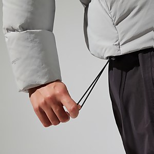 Women's Saffren Hooded Down Insulated Jacket - Grey/Black