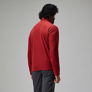 Men's Prism Micro Half Zip Polartec® Fleece - Red