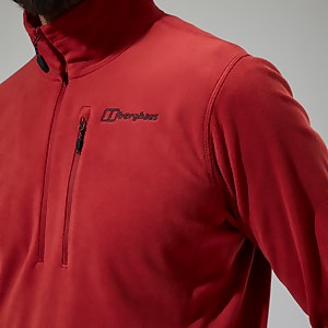 Men's Prism Micro Half Zip Polartec® Fleece - Red