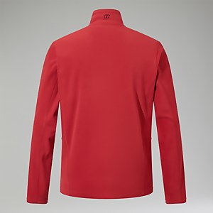 Men's Prism Micro Half Zip Polartec® Fleece - Red
