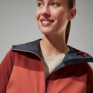 Women's Arnaby Hooded Waterproof Jacket - Red