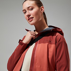 Women's Arnaby Hooded Waterproof Jacket - Red