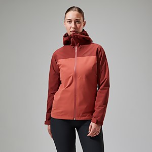 Women's Arnaby Hooded Waterproof Jacket - Red