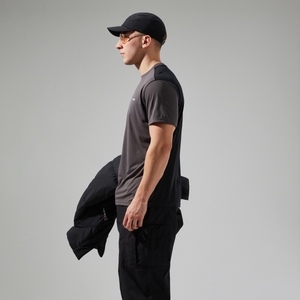 Men's Wayside Short Sleeve Tech Tee Grey/Black