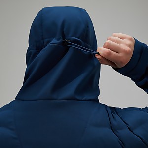 Men's Theran Hybrid Hooded Insulated Jacket - Dark Blue