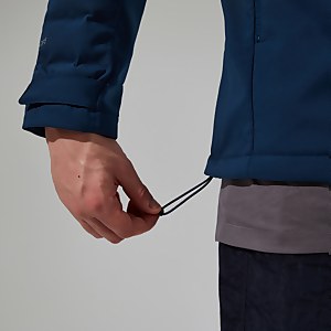 Men's Theran Hybrid Hooded Insulated Jacket - Dark Blue