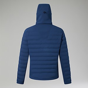 Men's Theran Hybrid Hooded Insulated Jacket - Dark Blue