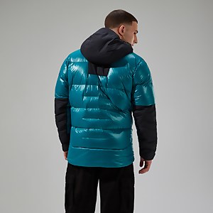 Men's URB Arkos Reflect Down Insulated Jacket - Turquoise - Black