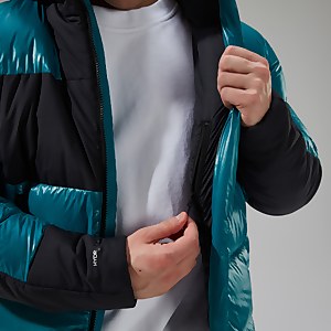 Men's URB Arkos Reflect Down Insulated Jacket - Turquoise - Black