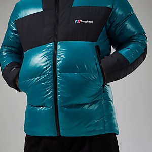 Men's URB Arkos Reflect Down Insulated Jacket - Turquoise - Black